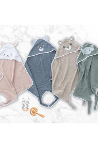 Gezenbebe Hero Kahraman Başlıklı Kundak Bebek Havlusu Teddy - 9