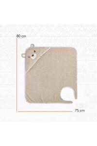 Gezenbebe Hero Kahraman Başlıklı Kundak Bebek Havlusu Teddy - 10