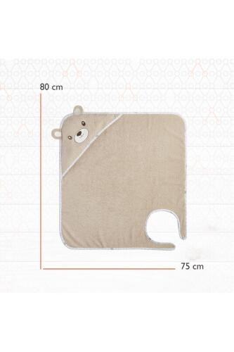 Gezenbebe Hero Kahraman Başlıklı Kundak Bebek Havlusu Teddy - 10