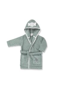 Gezenbebe Hero Kahraman Kapüşonlu Havlu Bebek Çocuk Bornozu - Elephant - 7