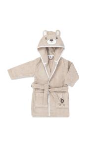 Gezenbebe Hero Kahraman Kapüşonlu Havlu Bebek Çocuk Bornozu - Teddy - 12