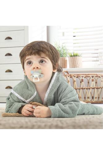 Gezenbebe Hero Kahraman Kapüşonlu Havlu Bebek Çocuk Bornozu - Teddy - 10