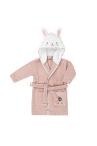 Gezenbebe Hero Kahraman Kapüşonlu Havlu Bebek Çocuk Bornozu - Bunny 