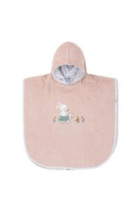 Gezenbebe Hero Kahraman Kapüşonlu Havlu Bebek Çocuk Pançosu Bunny - 1