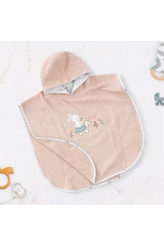 Gezenbebe Hero Kahraman Kapüşonlu Havlu Bebek Çocuk Pançosu Bunny - 8