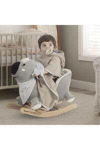 Gezenbebe Hero Kahraman Kapüşonlu Havlu Bebek Çocuk Pançosu Elephant - 12