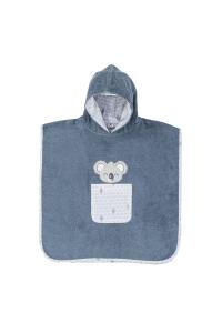 Gezenbebe Hero Kahraman Kapüşonlu Havlu Bebek Çocuk Pançosu Koala - 9