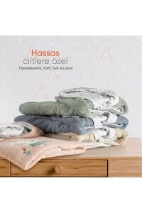 Gezenbebe Hero Kahraman Kapüşonlu Havlu Bebek Çocuk Pançosu Teddy - 5