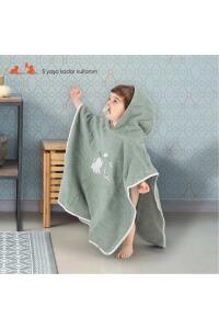 Gezenbebe Hero Kahraman Kapüşonlu Havlu Bebek Çocuk Pançosu Teddy - 9