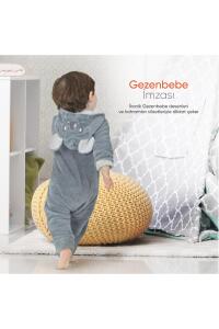 Gezenbebe Hero Kahraman Kapüşonlu Welsoft Bebek Tulum (12-18 ay) Elephant - 7