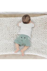 Gezenbebe Hero Kısa Kol Desenli Bebek T-Shirt & Nakışlı Şort Seti - Elephant - 22