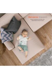 Gezenbebe Hero Kısa Kol Desenli Bebek T-Shirt & Nakışlı Şort Seti - Bunny - 13