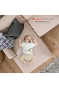 Gezenbebe Hero Kısa Kol Desenli Bebek T-Shirt & Nakışlı Şort Seti - Teddy - 13