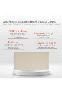 Gezenbebe Hero Lastikli Bebek & Çocuk Çarşafı (70x140) Teddy - 2