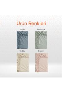 Gezenbebe Hero Lastikli Bebek & Çocuk Çarşafı (70x140) Teddy - 7