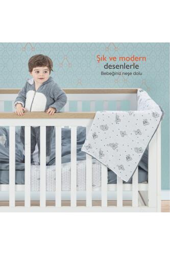 Gezenbebe Hero Müslin Bebek Battaniyesi (120X120) Bunny - 5