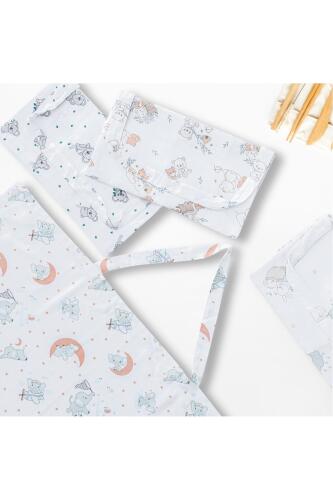 Gezenbebe Hero Müslin Bebek Emzirme Önlüğü (60x90) Bunny - 7