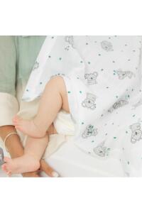 Gezenbebe Hero Müslin Bebek Emzirme Önlüğü (60x90) Koala - 6