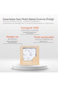 Gezenbebe Hero Müslin Bebek Emzirme Önlüğü (60x90) Teddy - 2