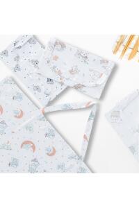 Gezenbebe Hero Müslin Bebek Emzirme Önlüğü (60x90) Teddy - 7