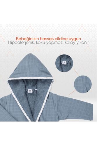 Gezenbebe Hero Müslin & Havlu Bebek Çocuk Bornozu - Koala - 3