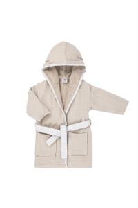 Gezenbebe Hero Müslin & Havlu Bebek Çocuk Bornozu - Teddy - 11