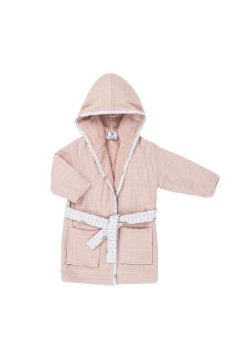 Gezenbebe Hero Müslin & Havlu Bebek Çocuk Bornozu - Bunny - 31