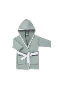 Gezenbebe Hero Müslin & Havlu Bebek Çocuk Bornozu - Elephant - 12