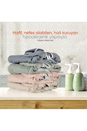 Gezenbebe Hero Müslin & Havlu Bebek Çocuk Pançosu Bunny - 4