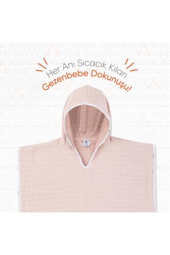 Gezenbebe Hero Müslin & Havlu Bebek Çocuk Pançosu Bunny - 6