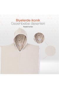 Gezenbebe Hero Müslin & Havlu Bebek Çocuk Pançosu Teddy - 3