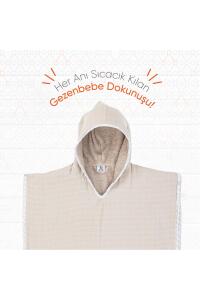 Gezenbebe Hero Müslin & Havlu Bebek Çocuk Pançosu Teddy - 5