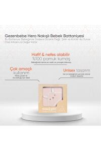 Gezenbebe Hero Nakışlı Bebek Battaniyesi Bunny - 2