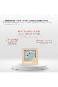 Gezenbebe Hero Nakışlı Bebek Battaniyesi Elephant - 2