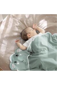 Gezenbebe Hero Nakışlı Bebek Battaniyesi Elephant - 8