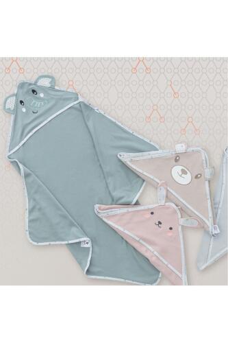 Gezenbebe Hero Nakışlı Bebek Battaniyesi Elephant - 12