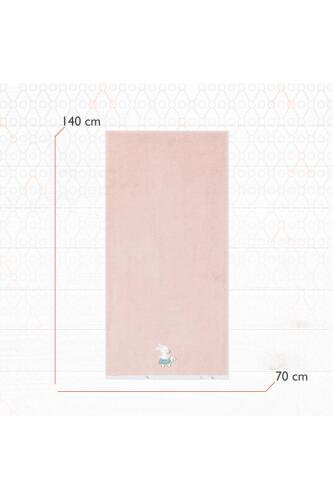 Gezenbebe Hero Nakışlı Bebek Çocuk Banyo Havlusu (70x140) Bunny - 10