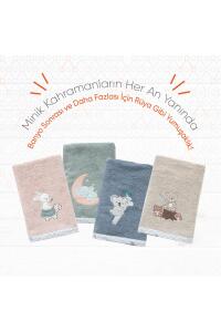 Gezenbebe Hero Nakışlı Bebek Çocuk Banyo Havlusu (70x140) Teddy - 3