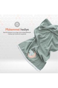 Gezenbebe Hero Nakışlı Bebek Çocuk El & Baş Havlusu (50x90) Elephant - 3