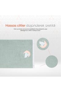 Gezenbebe Hero Nakışlı Bebek Çocuk El & Baş Havlusu (50x90) Elephant - 4