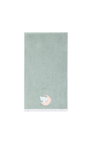 Gezenbebe Hero Nakışlı Bebek Çocuk El & Baş Havlusu (50x90) Elephant - 9