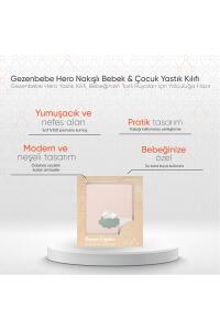 Gezenbebe Hero Nakışlı Bebek & Çocuk Yastık Kılıfı (40x60) Bunny - 2