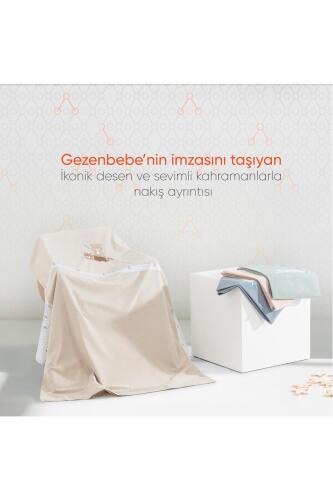 Gezenbebe Hero Nakışlı Bebek & Çocuk Yorgan Kılıfı (100x135) Teddy - 4