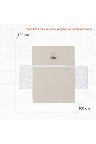 Gezenbebe Hero Nakışlı Bebek & Çocuk Yorgan Kılıfı (100x135) Teddy - 8