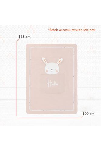 Gezenbebe Hero Nakışlı Bebek & Çocuk Yorganı (100x135) Bunny - 7