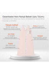 Gezenbebe Hero Nakışlı Bebek Uyku Tulumu (90cm) Bunny - 2