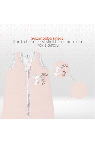 Gezenbebe Hero Nakışlı Bebek Uyku Tulumu (90cm) Bunny - 3