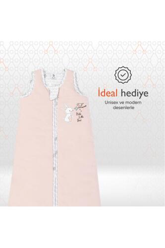 Gezenbebe Hero Nakışlı Bebek Uyku Tulumu (90cm) Bunny - 5
