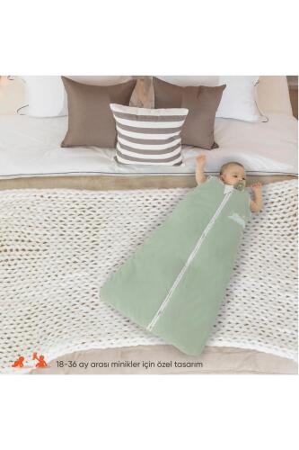 Gezenbebe Hero Nakışlı Bebek Uyku Tulumu (90cm) Bunny - 6