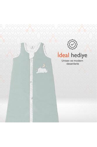 Gezenbebe Hero Nakışlı Bebek Uyku Tulumu (90cm) Elephant - 5